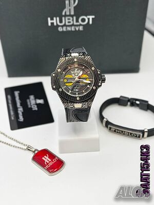 часовник и гривна hublot