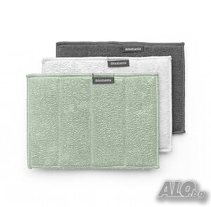 Комплект микрофибърни кърпи, SinkSide Dark Grey/Light Grey/Jade Green 3 броя