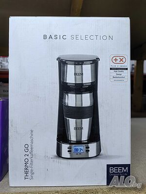 1бр./ Програмируема кафеварка BEEM, Thermo 2 Go, с вграден термос 420 ml, 24h таймер, LCD екран