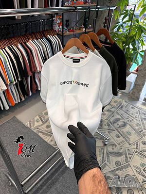 Мъжки памучни тениски emporio armani Burberry Hermes Calvin Klein