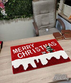 Коледна входна постелка Merry Christmas 50 × 80 см