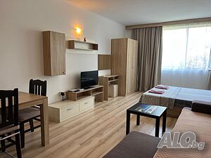 Несебър Първа Линия Cтудио с Басейн и Паркомясто Южен Плаж - Nessebar Beachfront Studio