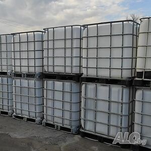 Бидон 1000 литра 1 тон чист от хранителни продукти