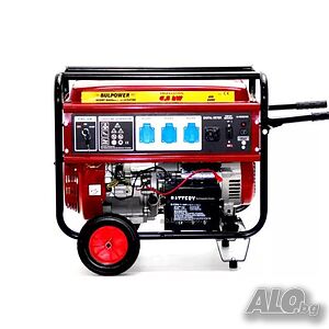 ГЕНЕРАТОР ЗА ТОК 6.5 KW монофазен с ел. старт - Генератори за ток