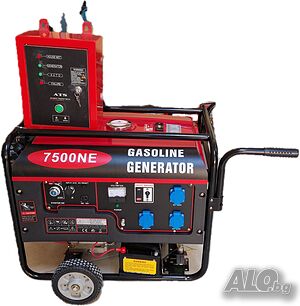 8 KW - ГЕНЕРАТОР за ток /монофазен/ с ATS табло за свързване към мрежата