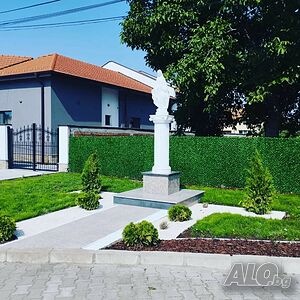 Оградни пана, колове, врати и портали - Зелени и Антрацит