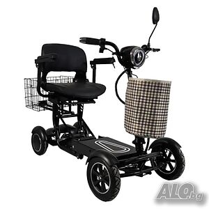 Електрическа Четириколка модел 2024 с функция за сгъване MaxMotors 750W