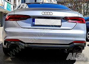 Задна RS5 броня с дифузьор за Ауди А5 2016+
