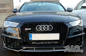 Предна броня за Ауди Audi А6-Rs6 визия Ц7 C7 facelift 2016 2017 2018