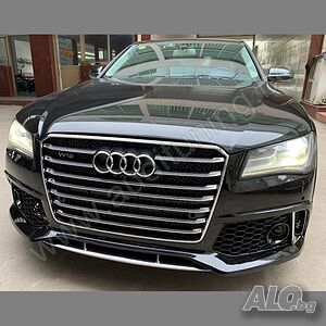 Предна броня за Ауди А8 W12 визия Д4 D4 2014-2017