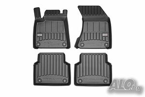 3D гумени стелки Frogum за Audi A8 D4 2009-2017, 4 части, черни
