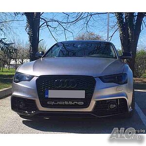 Тунинг решетка RS5 визия с “quattro” за Audi A5 8Т FL