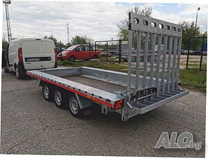 Ремарке за Строителна техника 4,00 х 1,80м, 3500кг, 3 оси!