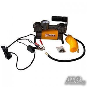 Автомобилен компресор-двубутален 12V, комплект 02