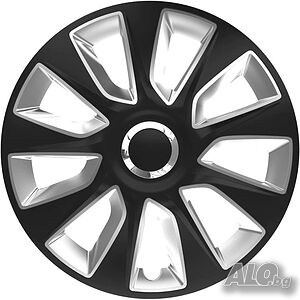 Тасове за джанти 14” VERSACO STRATOS RC BLACK/SILVER