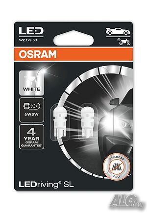 LED крушки OSRAM LEDriving SL T10(W5W) к-т/2 бр./