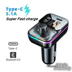 FM трансмитер с BLUETOOTH 04