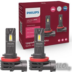 LED крушки PHILIPS Ultinon Access H11-12V-6000K-к-т/2 бр./