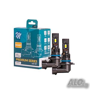 LED крушки M-TECH SMART PREMIUM HB3(9005)-12V-6000K-Canbus, к-т/2 бр./