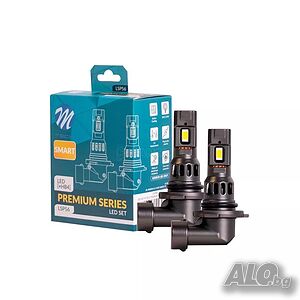 LED крушки M-TECH SMART PREMIUM HB4(9006)-12V-6000K-Canbus, к-т/2 бр./