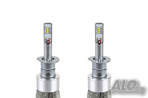 Комплект LED Крушки за фар AMIO RS H1 - 50W 7000 Lm + 200% по-ярка светлина