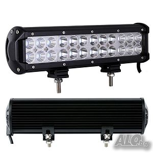 Мощен LED Бар Диоден Amio Диоден 72W - 35см 24 LED 12V 24V