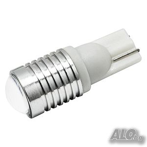 Комплект LED Лед Диодни Крушки Т10 Amio 2бр 3W CREE Chips R3 Супер ярък светод