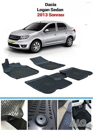 Стелки гумени комплект Perflex X MAT Dacia Logan 2013г.