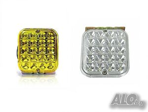 Стоп диоден комплект 2 броя Жълт или Син 12-24V 20LED.