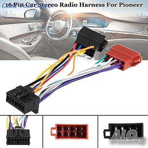 1000051142 Конектор букса за автомобилно радио Pioneer Car Stereo Radio Player ISO