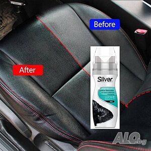 1000053845 Течна боя за кожени изделия Silver, Черна, 75мл