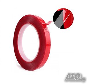 Двойнолепящо акрилно, прозрачно тиксо 30мм х 2.5м