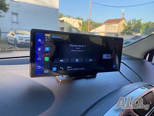 IPS 9.3” Монитор с вграден видео регистратор/AndroidAuto/Carplay