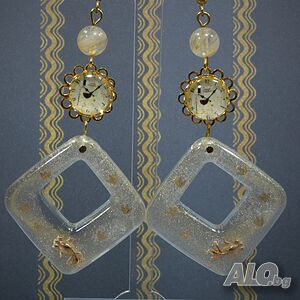 ⚜️ Обеци ”Златната рибка” №3363