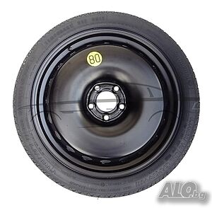 Нова резервна гума патерица за CITROEN, PEUGEOT 125/70R19 5x114x65,1