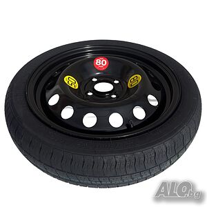 Нова резервна гума патерица за FORD, MAZDA 115/70R16 4x108x63,3