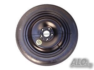 Нова резервна гума патерица за FORD, VOLVO, JAGUAR 125/80R16 5x108x63,3