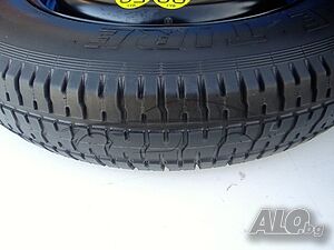 Нова резервна гума патерица за HYUNDAI, KIA, MAZDA 155/90R17 5x114,3x67,1
