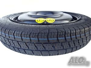 Нова резервна гума патерица за RENAULT 125/80R17 5x108x60,1