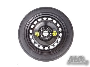 Нова резервна гума патерица за RENAULT, MERCEDES, NISSAN 125/70R16 5x108x60,1