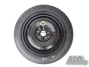 Нова резервна гума патерица за TOYOTA, LEXUS, SUBARU 125/80R16 5x100x54,1