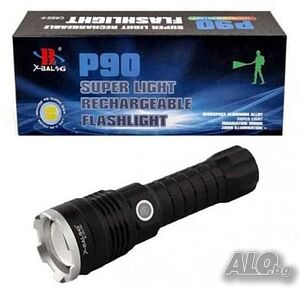ULTRA LED фенер P90, алуминий, регулируем фокус