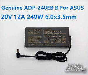 зарядно Asus MSI 240W модел ADP-240EB B, 20V, 12A, Размер конектор букса 6x3.7mm оригинално