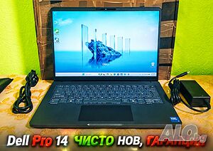 Dell Pro 14 PC14250/14” Full HD+/Intel Core 5 120U/16GB RAM/512GB SSD/ 12 месеца гаранция ЧИСТО НОВ