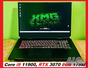 RTX 3070 8GB 175W/Intel Core i9 - 11900 Desktop/16GB RAM/1TB SSD/17.3 144hz IPS FHD/Clevo X170KM-G