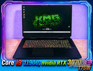 RTX 3070 8GB 175W/Intel Core i9 - 11900 Desktop/16GB RAM/1TB SSD/17.3 144hz IPS FHD/Clevo X170KM-G