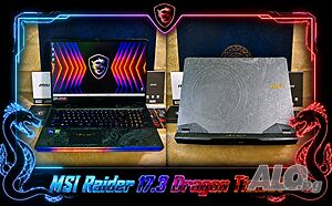 NVidia RTX 3070 8GB/Core i7-11800H/32GB RAM/1TB SSD/17.3 IPS 360Hz FHD/MSI Raider GE76 Dragon Tiamat