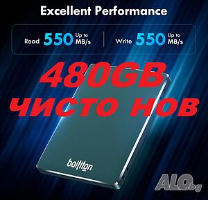 BAITITON 480GB SSD 2.5 inch SATA 3 Solid State Drive Read 550MB/S Write 550MB/S disk диск Чисто Нов