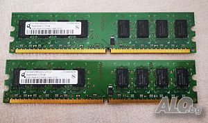 4GB DDR2 KIT - 2x2GB 666mhz pc 6400 за настолен компютър, 24 лв