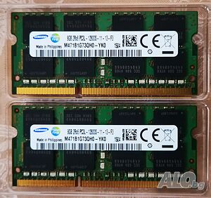 16GB DDR3L KIT 1600mhz Samsung (Комплект 2x8GB DDR3L) кит рам памет лаптоп laptop